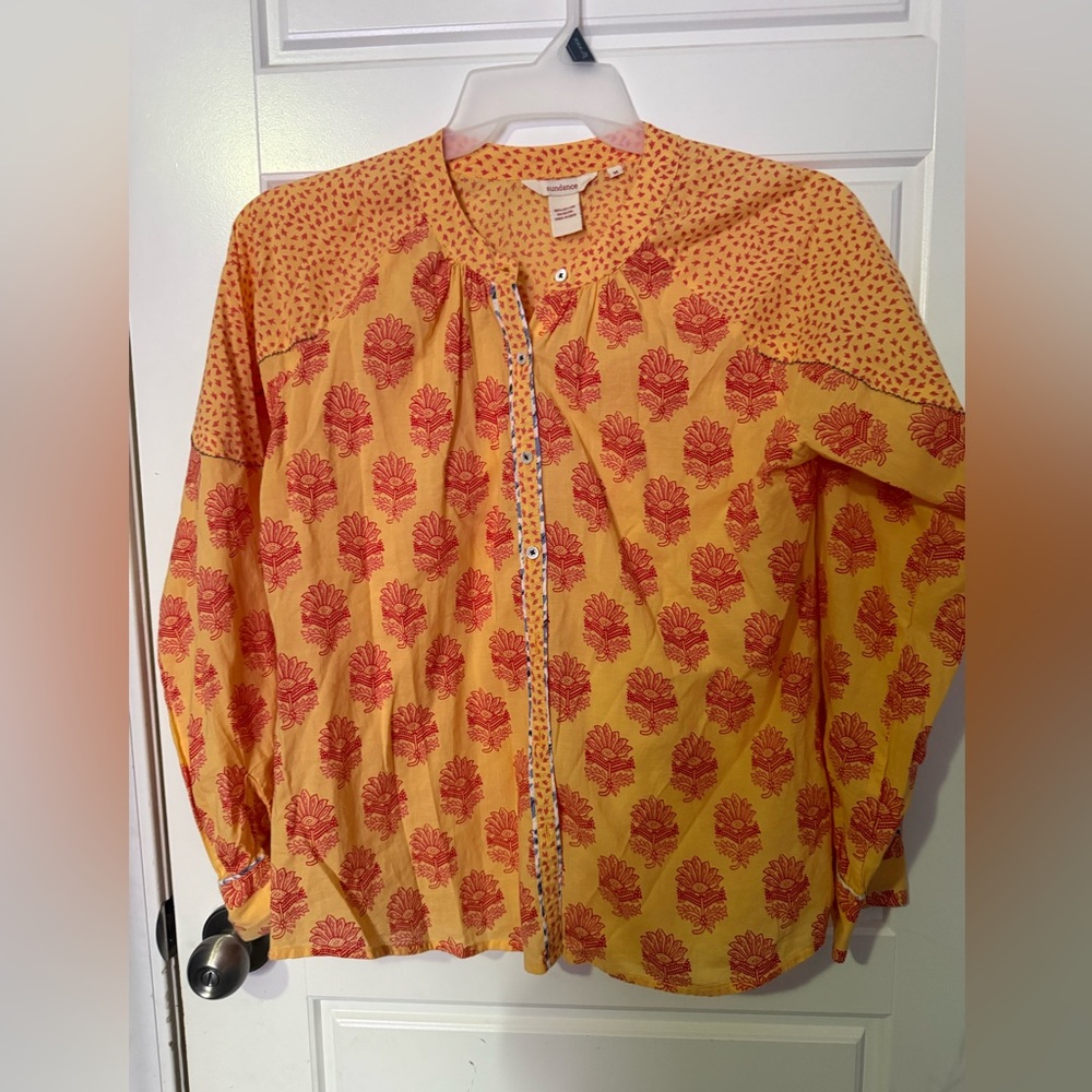 Boho linen top